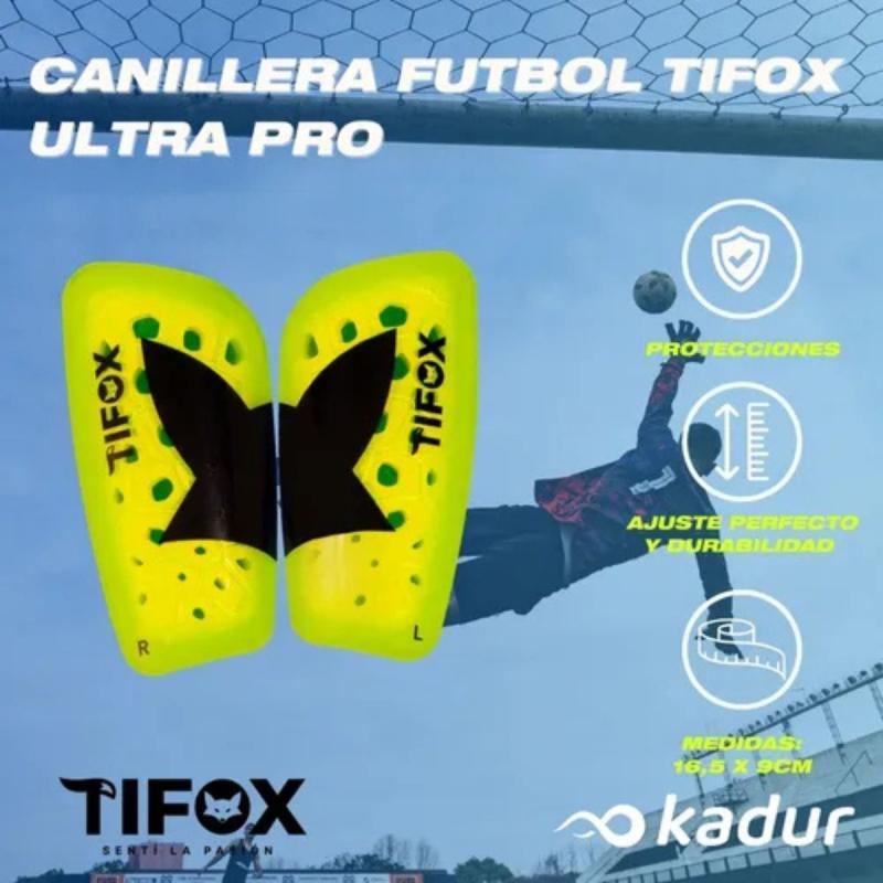 CANILLERA FUTBOL TIFOX ULTRA PRO