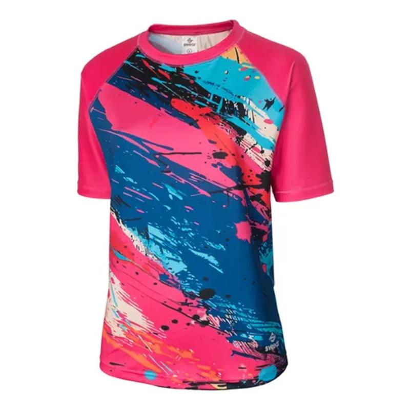 REMERA FEMENINA PROTECCION UV DEPORTIVA MANGA CORTA