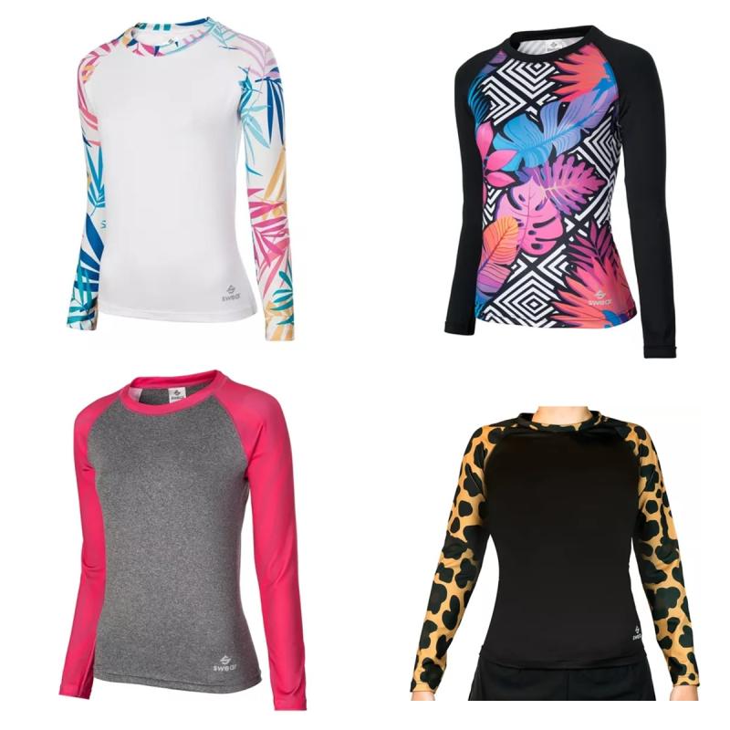 REMERA FEMENINA PROTECCION UV DEPORTIVA MANGA LARGA