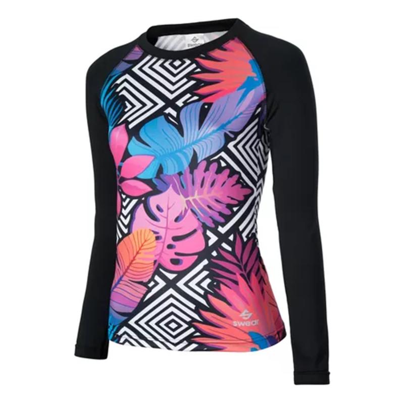 REMERA FEMENINA PROTECCION UV DEPORTIVA MANGA LARGA