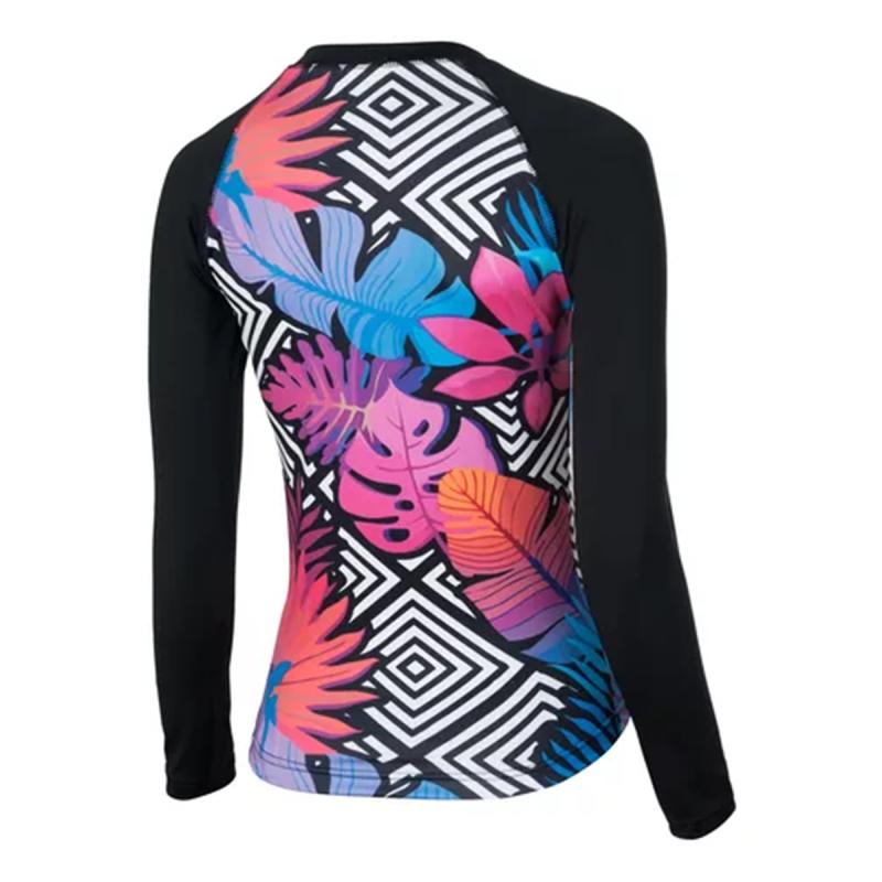 REMERA FEMENINA PROTECCION UV DEPORTIVA MANGA LARGA