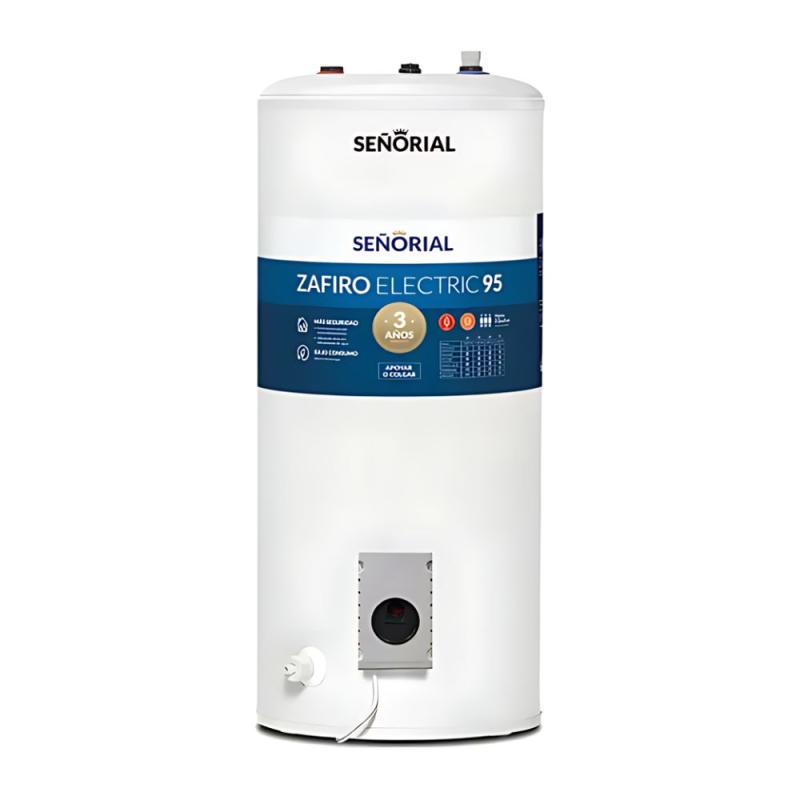 Termotanque Eléctrico Señorial Zafiro TESZP-95 Superior 80L