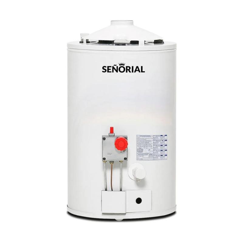 Termotanque A Gas Señorial Tszp-30 29L C. Superior Inferior