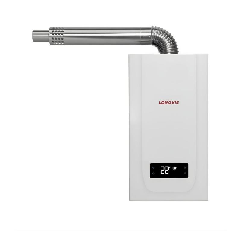 Calefón Balanceado Forz. Longvie Cbf15 Natural Pilotless 15l Blanco Gn