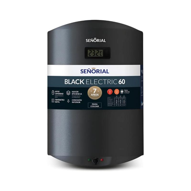 Termotanque Señorial Black Eléctrico TSBE-60 57L C. Inferior