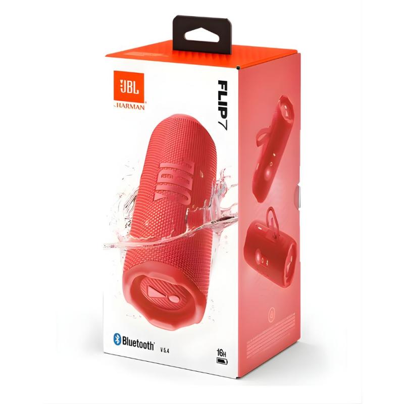 Parlante Portátil Jbl Flip 7 Negro Bluetooth 5.4 Auracast Squad