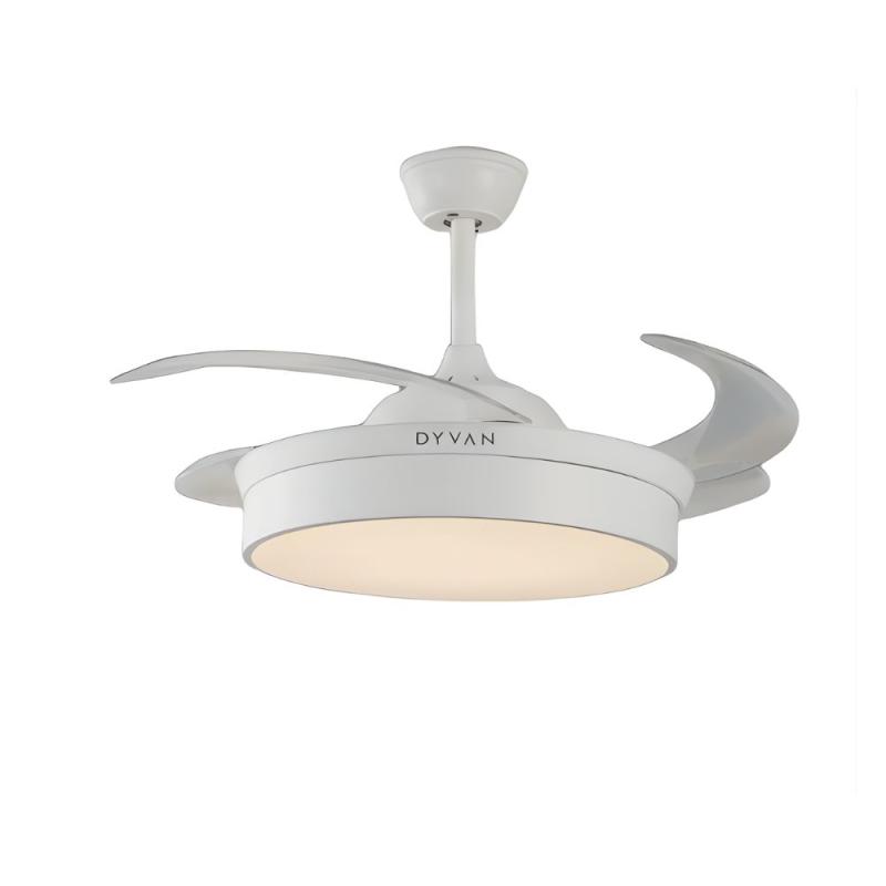 Ventilador Retráctil De Techo Con Luz Led Dyvan Vl101