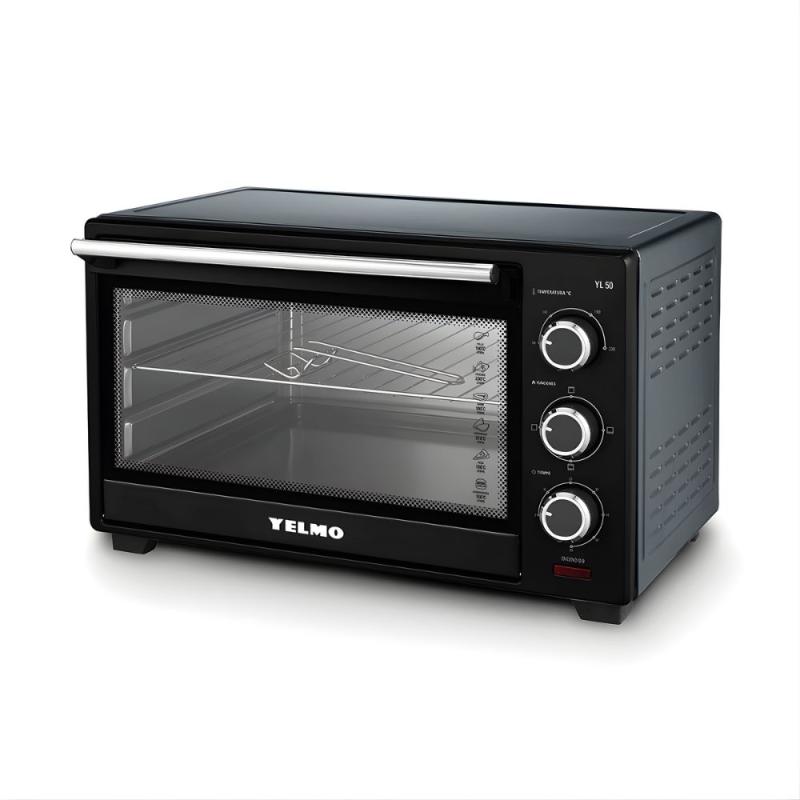 Horno Eléctrico Yelmo Yl-50 1600w 50l Temporizador Negro