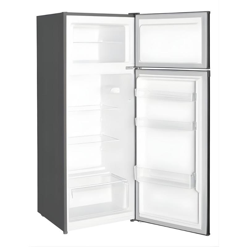 Heladera Con Freezer Cíclica Vondom TM248 252L Silver Plateado