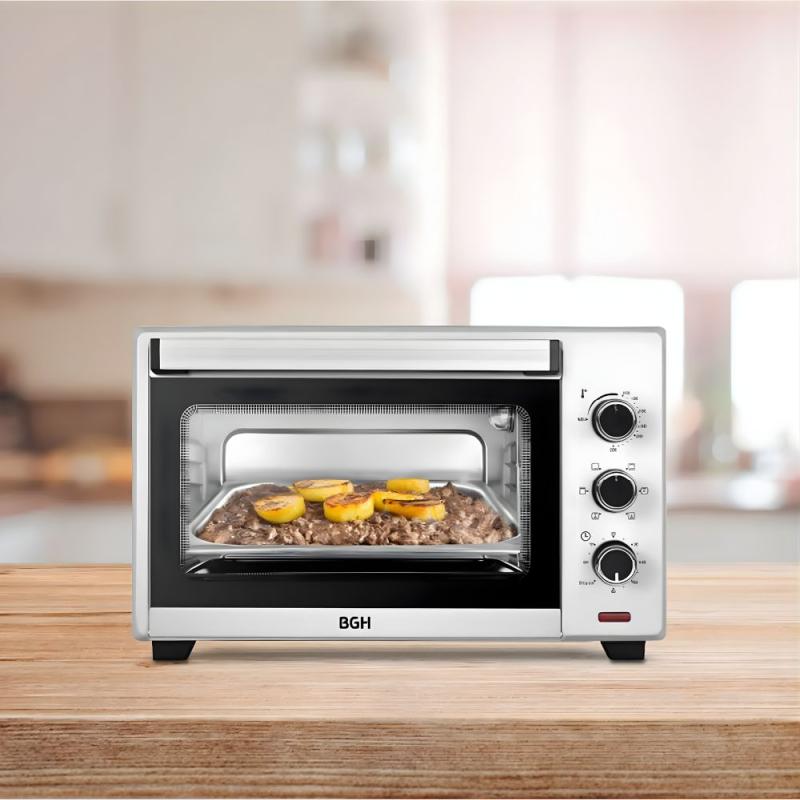 Horno Eléctrico BGH BHE35S22 35L 1600W Grill Convección Silver