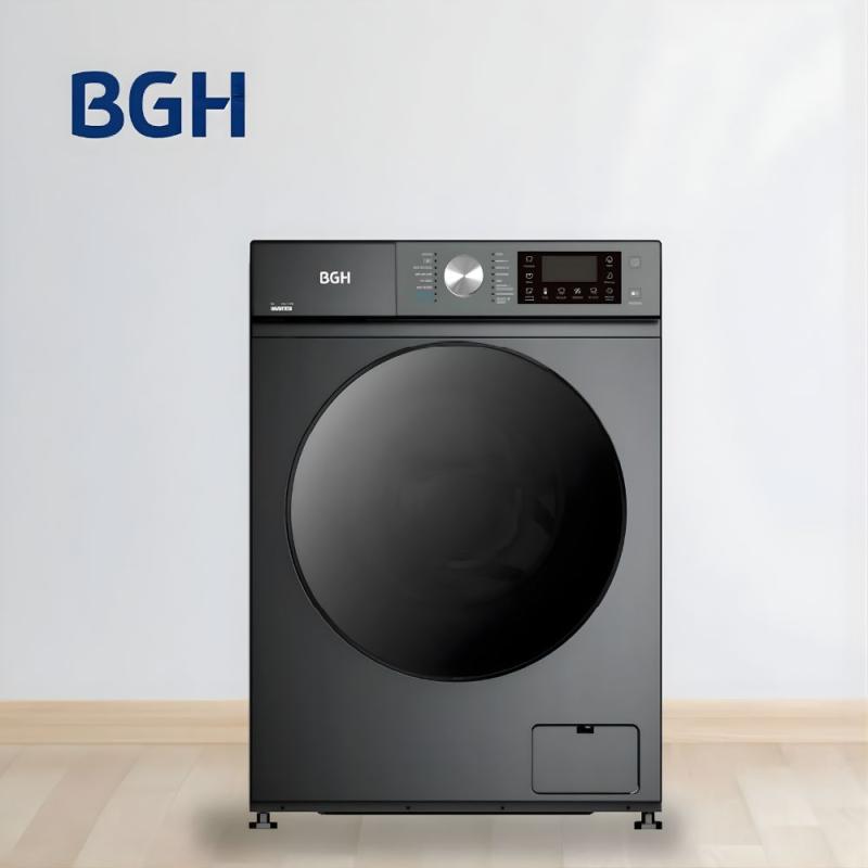 Lavarropas Automático Inverter BGH BWFS09S25AR 9 Kg Silver