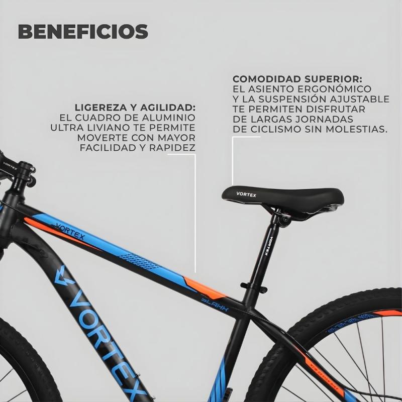 Bicicleta De Montaña Vortex Slash X R29 Freno Disco Shimano