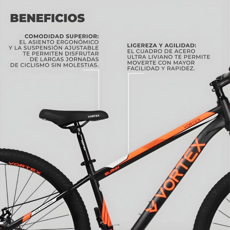 Bicicleta De Montaña Vortex Slash X R29 Freno Disco Shimano