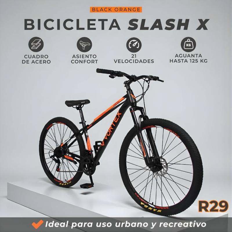 Bicicleta De Montaña Vortex Slash X R29 Freno Disco Shimano