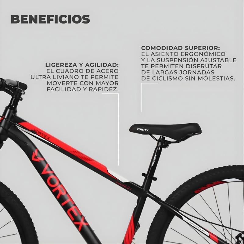 Bicicleta De Montaña Vortex Slash X R29 Freno Disco Shimano