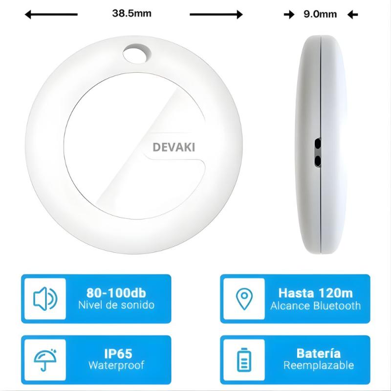 Localizador Devaki Mitag Hd-p16 Con Estuche Llavero