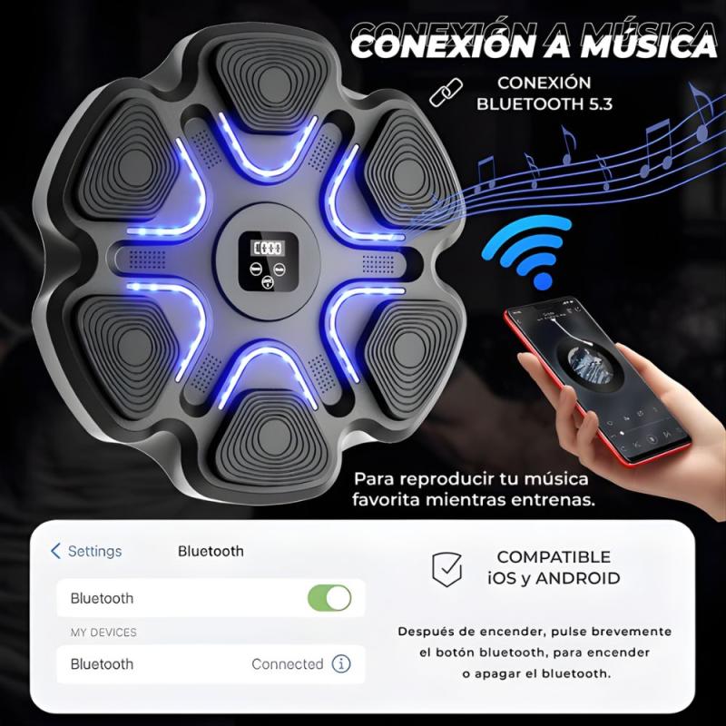 Máquina De Boxeo Inteligente MTI Bluetooth 5.3