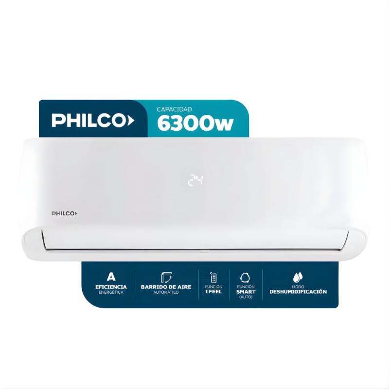 Aire Acondicionado Split On/off Philco S60ha4cn 6300w 5418fg Blanco