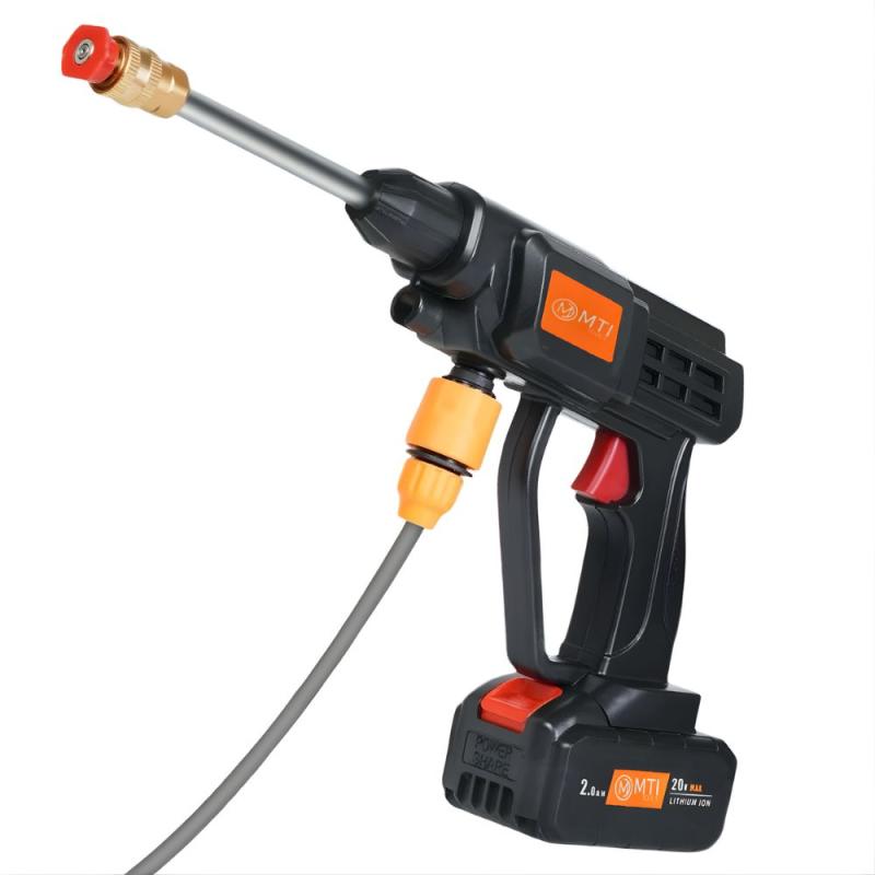 Hidrolavadora Eléctrica Portátil Mti Alta Presión Negro