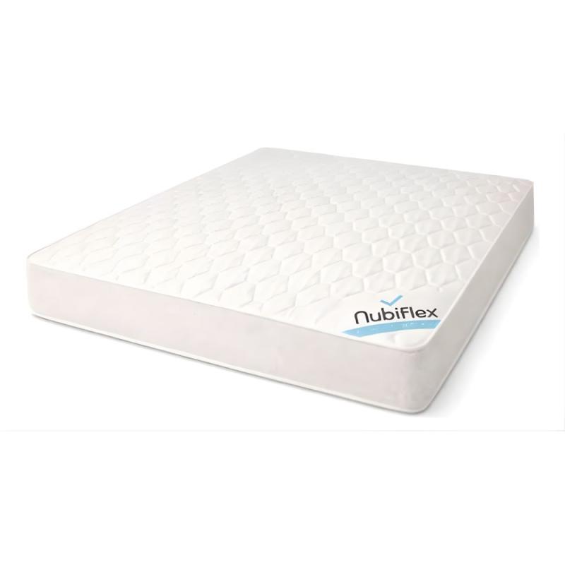 Colchón 2 Plazas Nubiflex Nubiwhite 140x190x20 Espuma Alta Densidad Blanco