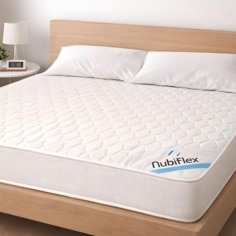 Colchón 2 Plazas Nubiflex Nubiwhite 140x190x20 Espuma Alta Densidad Blanco