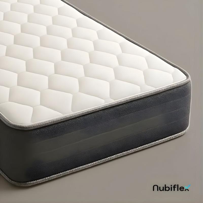Colchón 1 1/2 Plaza Nubiflex Dual Pro 100x190x28 Alta Densidad Blanco