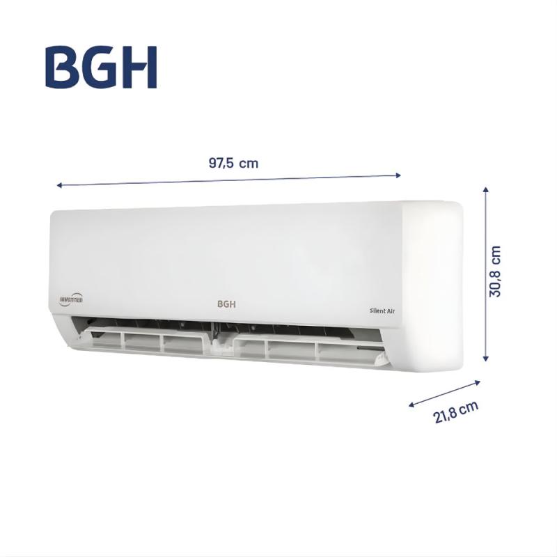 Aire Acondicionado Inverter Bgh Bsi55wcnx Frío/calor 4730fg Blanco