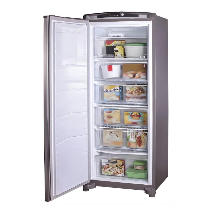 Freezer Vertical Whirlpool WVU26MK 231L Cíclico Gris