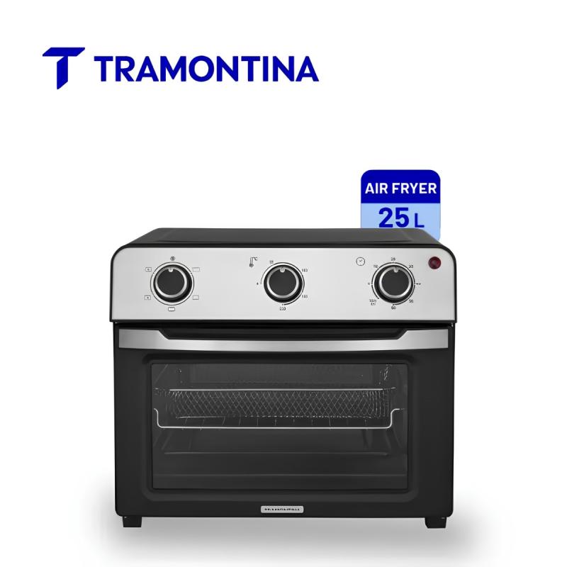 Horno Eléctrico Tramontina Glass Cook 25l He Air Fryer Grill