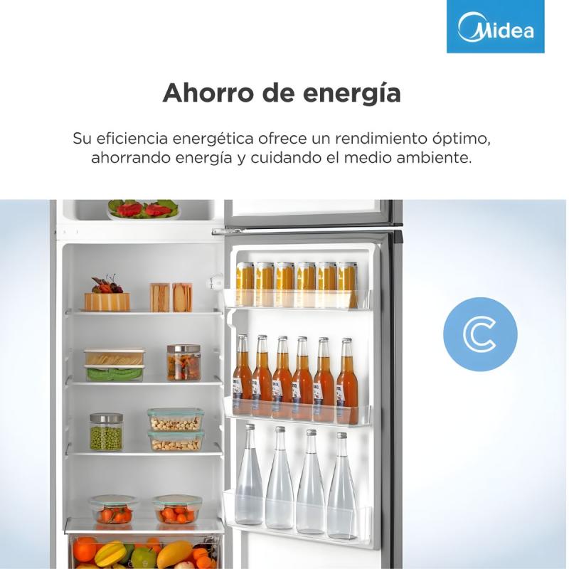 Heladera Cíclica Top Mount Midea 295l MDRT414FGE50A Silver