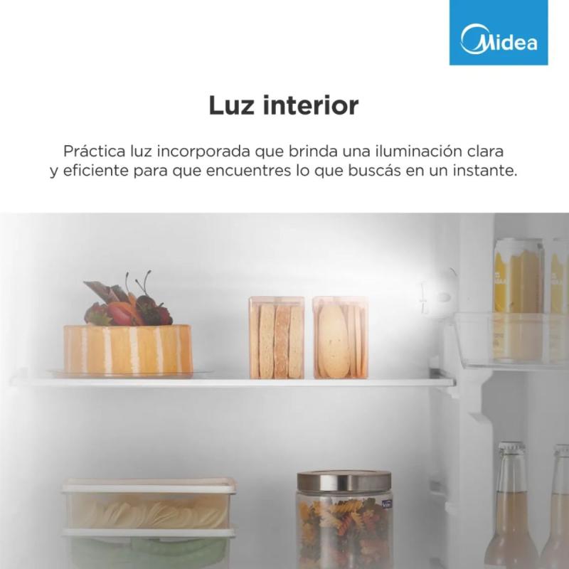 Heladera Cíclica Top Mount Midea 295l MDRT414FGE50A Silver