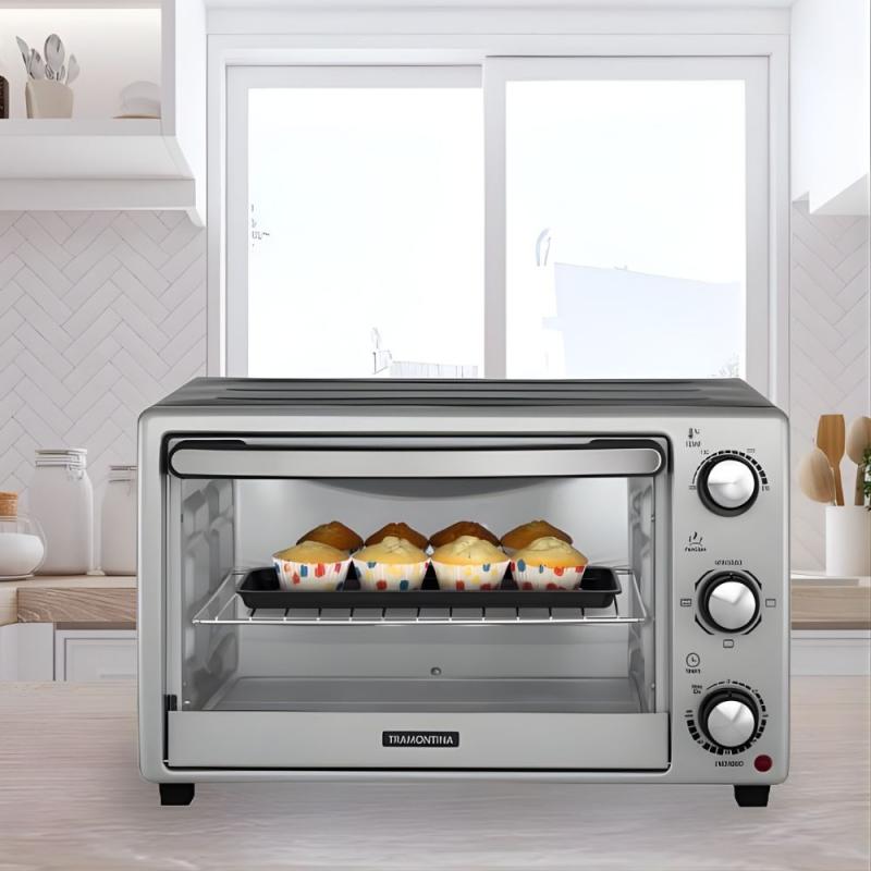 Horno Eléctrico Tramontina Silver Cook 55l Hec Doble Grill