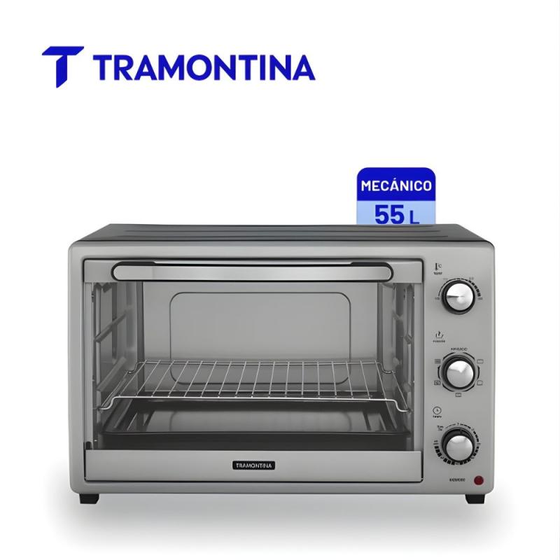 Horno Eléctrico Tramontina Silver Cook 55l Hec Doble Grill