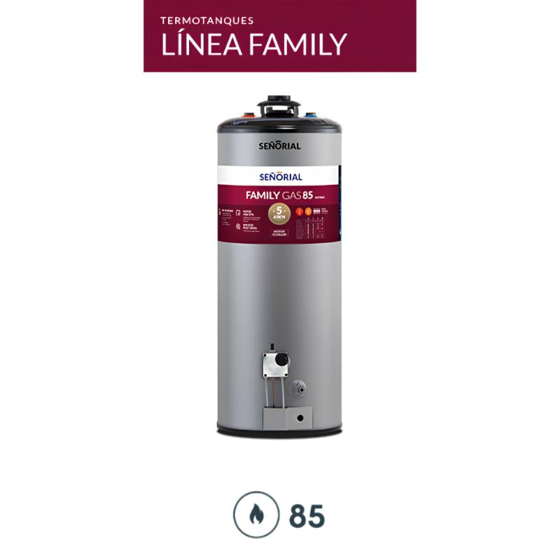 Termotanque Multigas Señorial Family 85L Superior