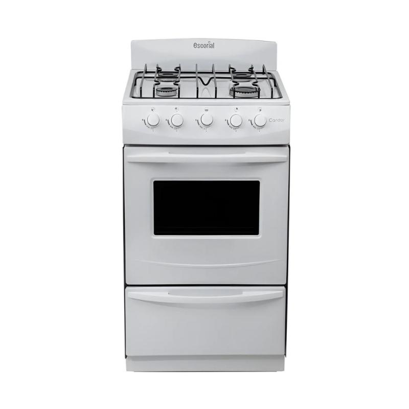 Cocina Gas Licuado Escorial Candor 4 Hornallas 51Cm