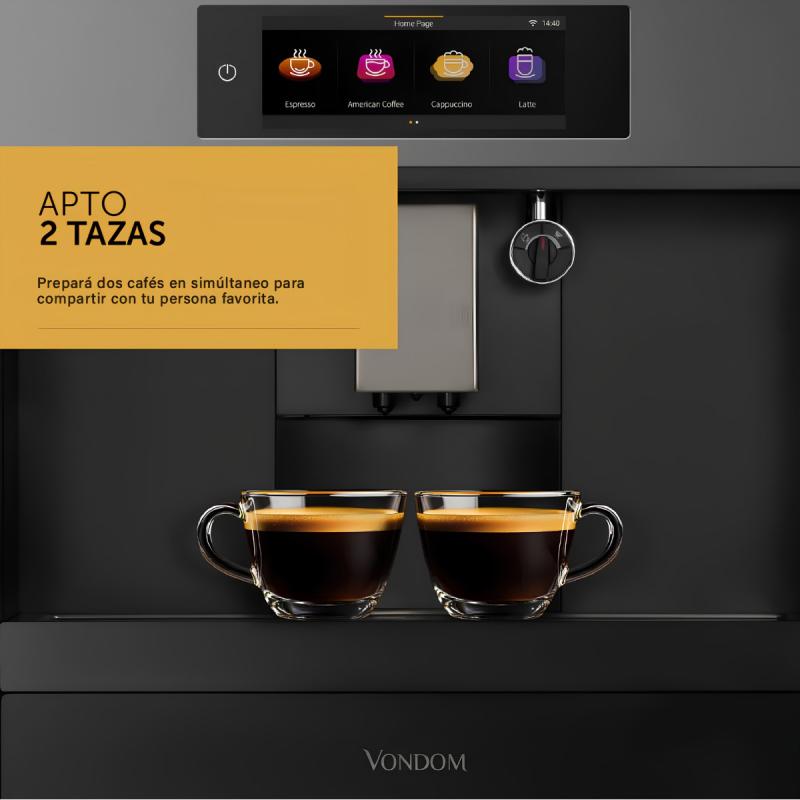 Cafetera Eléctrica Empotrable Vondom CM18HIBS 60 cm WiFi