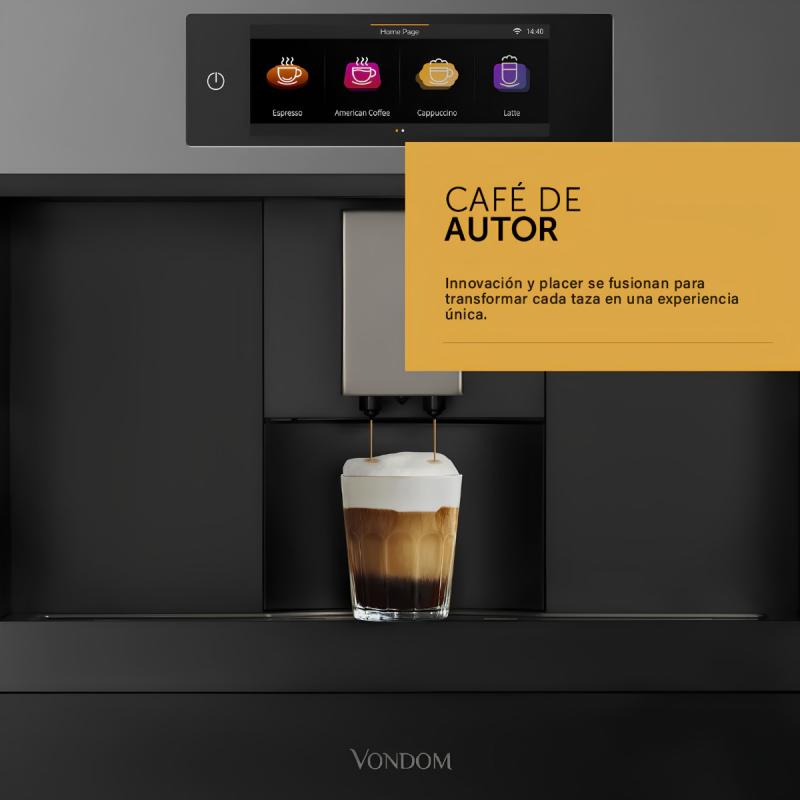Cafetera Eléctrica Empotrable Vondom CM18HIBS 60 cm WiFi