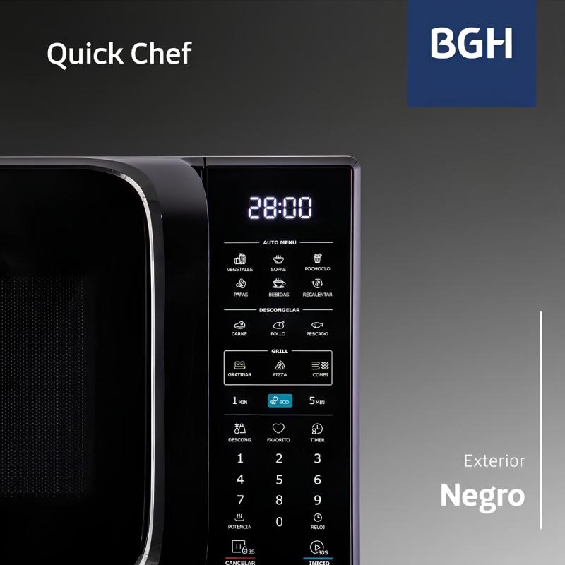 Microondas Digital BGH B120DN20 20L 700W