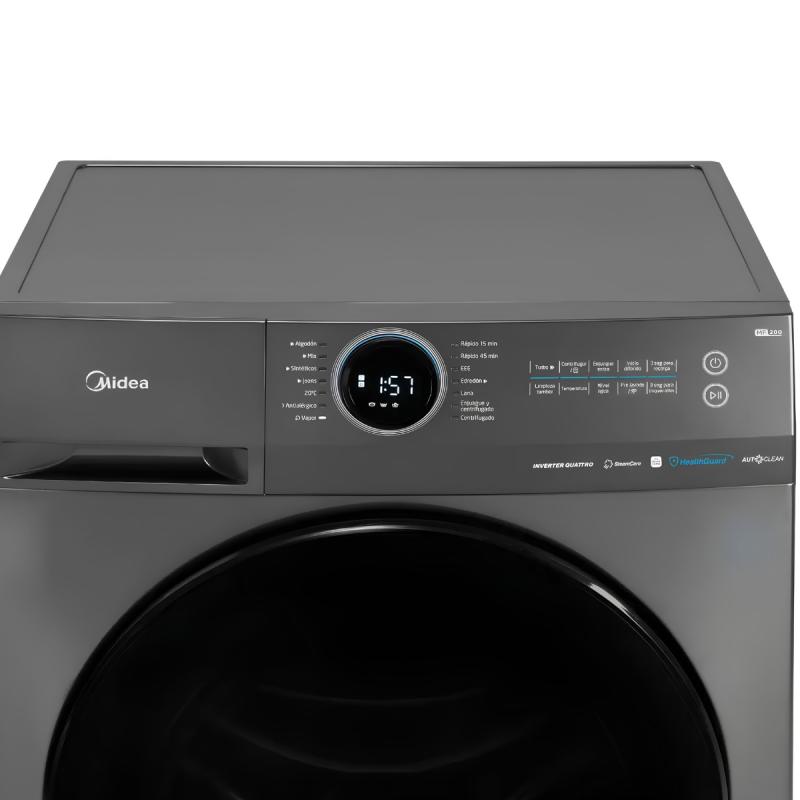 Lavarropas Inverter Midea MF200W115WBTA1 1400 Rpm 2000W