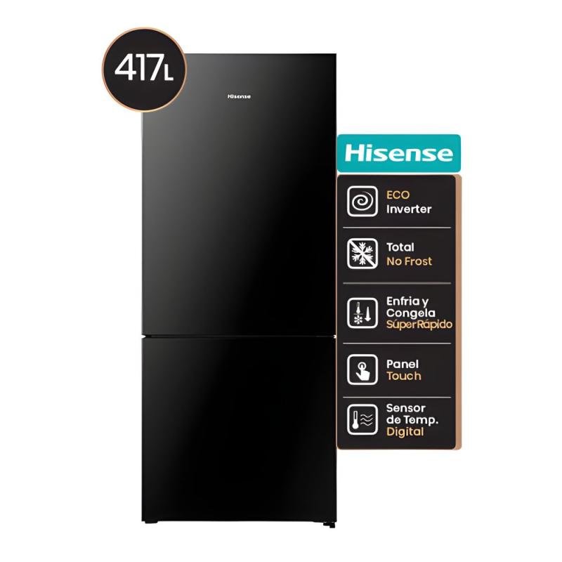 Heladera Inverter Hisense RB3P422NEB Combi 417L No Frost