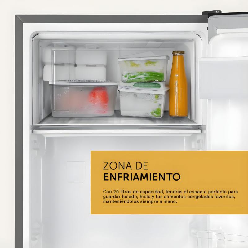 Heladera Vondom HEL173WD Inoxidable 173L Congelador Dispenser