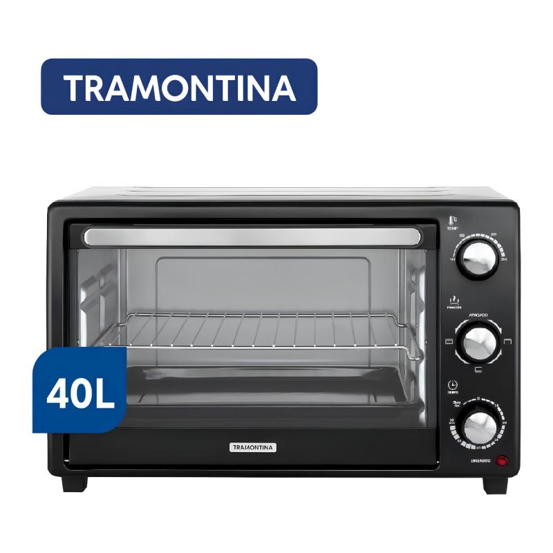 Horno Eléctrico Tramontina Glass Cook 40l Heg Doble Grill