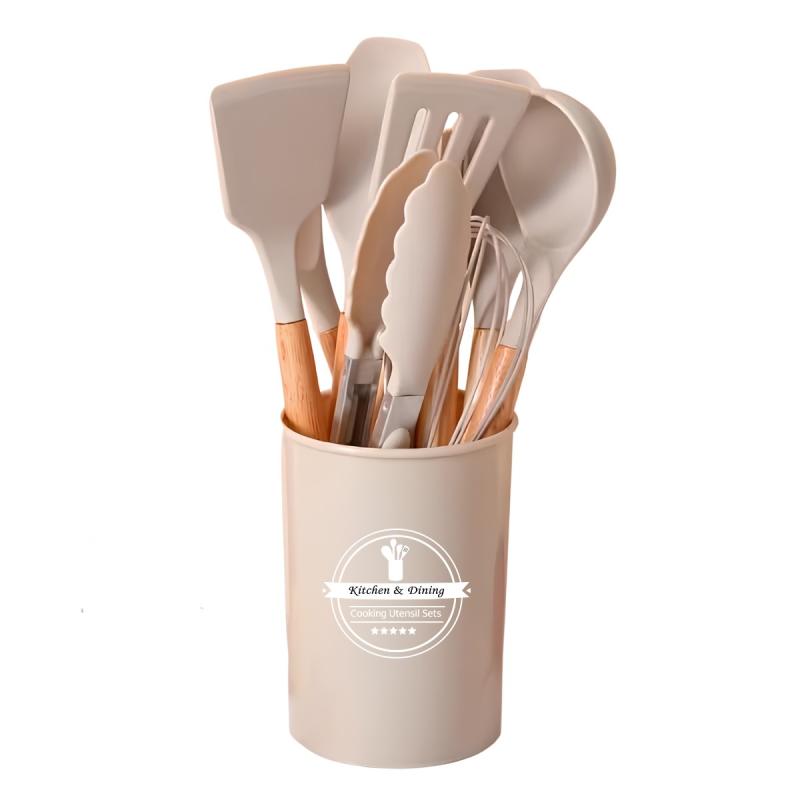 Kit De Utensilios De Cocina 12 Piezas Libre Bpa Silicona