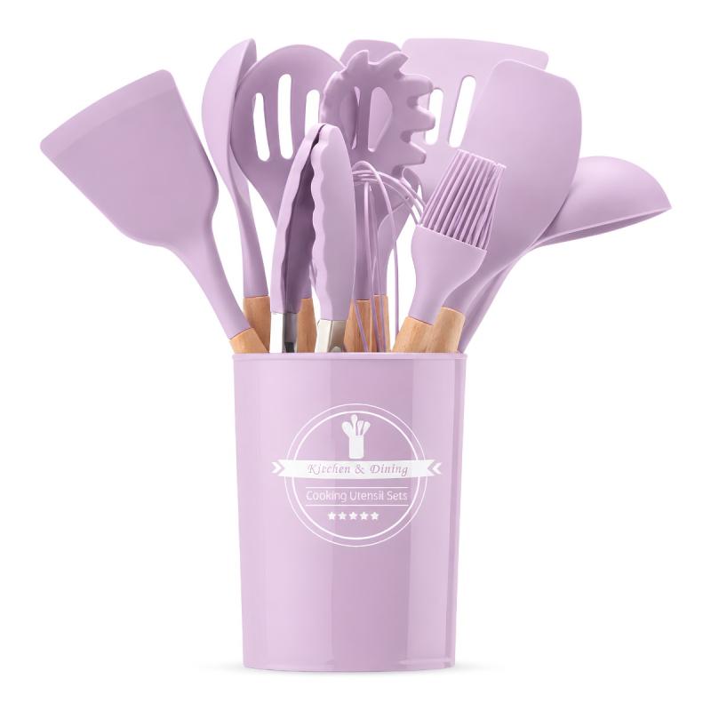 Kit De Utensilios De Cocina 12 Piezas Libre Bpa Silicona