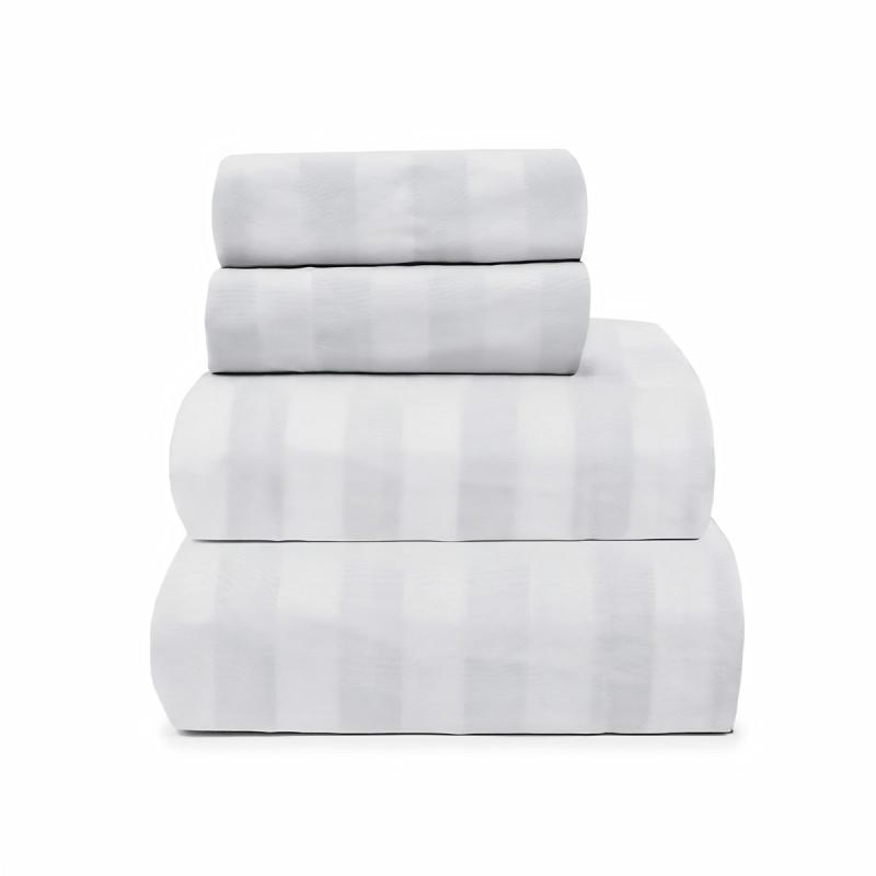 Juego De Sábanas Dobby Microfibra 120g 1 1/2 Pl Catana Home