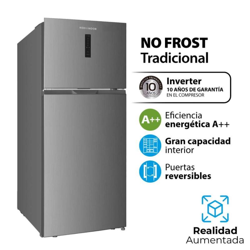 Heladera No Frost Inverter Kohinoor KHDA57NI/9 571L Freezer