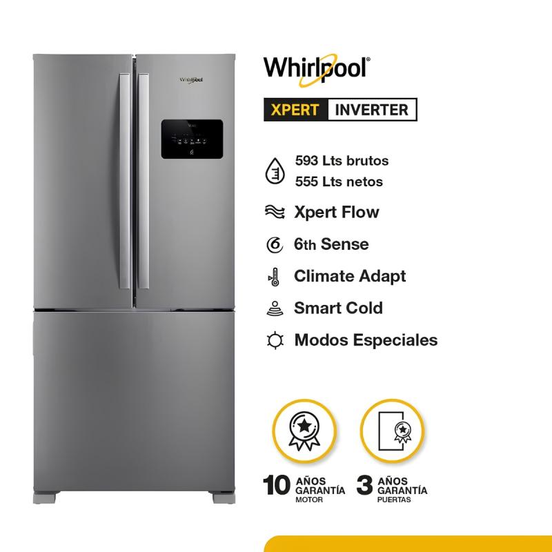 Heladera Doble Puerta Whirlpool Wro85 Inverter Digital