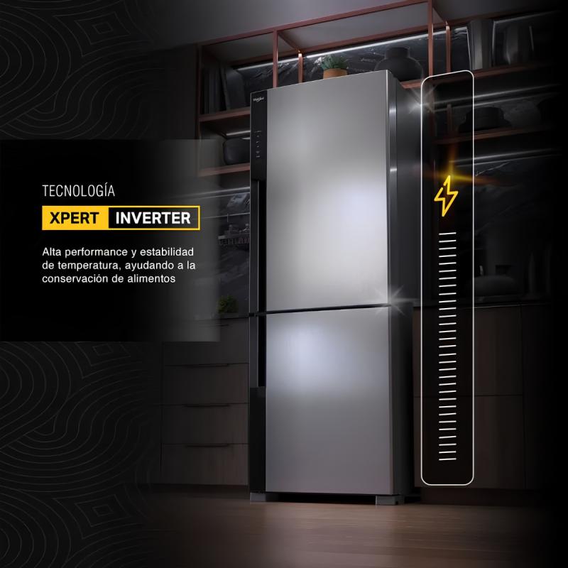 Heladera Inverter Whirlpool WRE66AK No Frost 530L Xpert AI