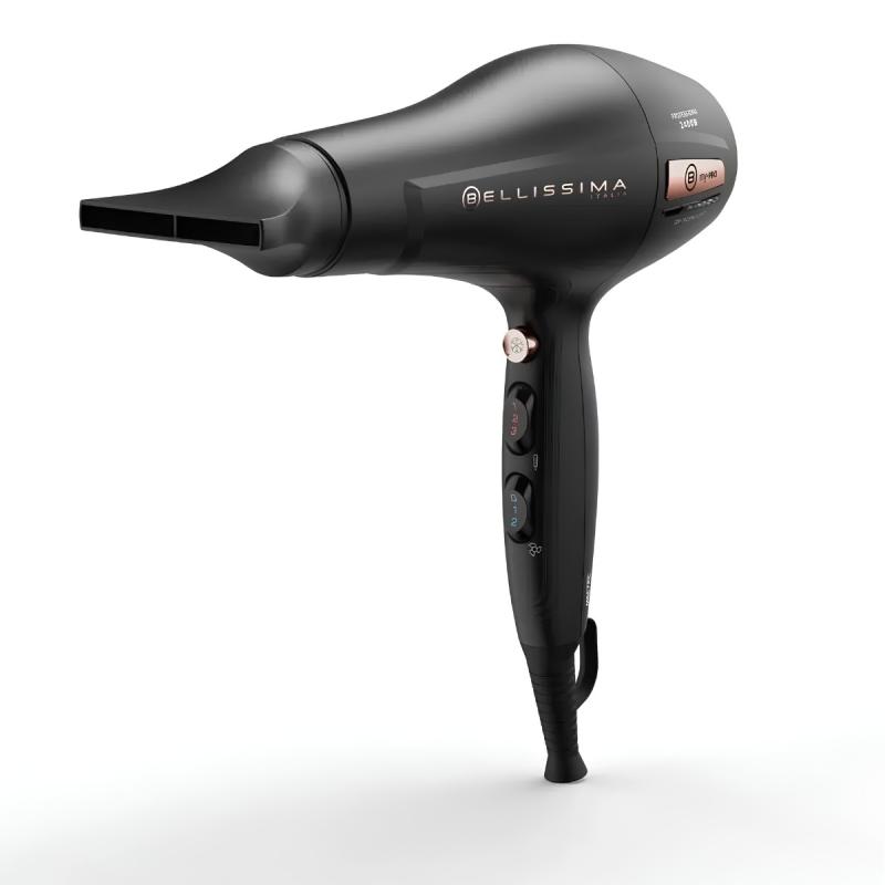 Secador De Pelo Bellissima My Pro P3 3400 Color Negro/rosa