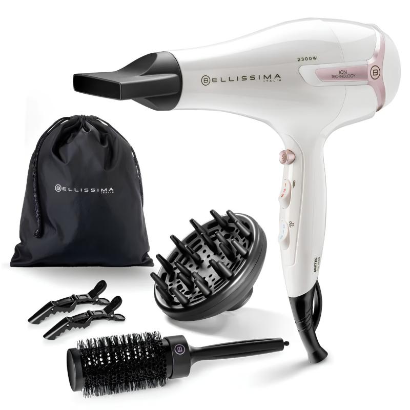 Secador De Pelo Bellissima K9-2600 Con Accesorios 2300W